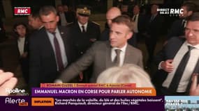 Emmanuel Macron en Corse pour parler autonomie