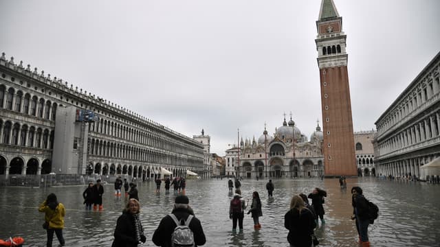 La place Saint-Marc à Venise, mercredi 13 novembre 2019.