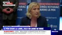 Marine Le Pen: "Nous ne regardons d'où viennent les gens (...) ce que nous souhaitons c'est que tous ceux qui aiment le pays nous rejoignent"