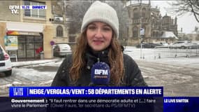 Normandie: depuis trois heures, la neige tient au sol à Argentan dans l'Orne