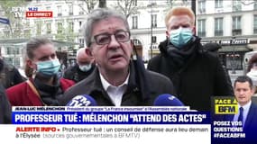 Jean-Luc Mélenchon: "Il faut montrer que nous sommes autour de notre école"