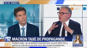Europe: Emmanuel Macron taxé de propagande
