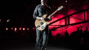 Le guitariste du groupe U2, surnommé The Edge ("le bord", en anglais), à Montréal le 8 juillet 2011