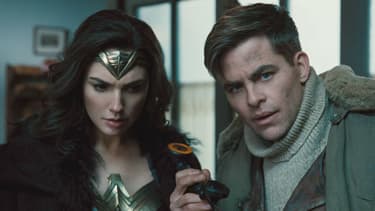 Gal Gadot et Chris Pine dans "Wonder Woman"