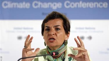 Christiana Figueres, secrétaire exécutive de la Convention cadre des Nations unies sur les changements climatiques (CCNUCC). Les négociateurs sur les questions de changement climatique se sont séparés au bout de sept jours de discussions à Panama en ne ga