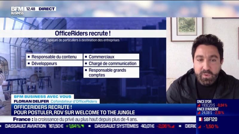 Ça recrute ! OfficeRiders : Location de salles de réunion, espaces atypiques