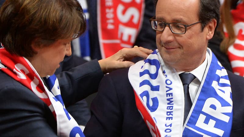 Martine Aubry, la maire de Lille, et François Hollande, le président de la République