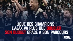 Ligue des champions : L'Ajax va plus que doubler son budget grâce à son parcours
