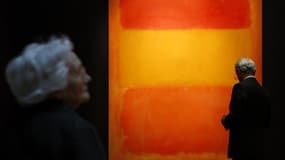 "Orange, Red, Yellow", tableau peint en 1961 par Mark Rothko, a été adjugé mardi soir à près de 87 millions de dollars par la maison Christie's, un nouveau record pour une oeuvre de l'après-Deuxième Guerre mondiale. /Photo d'archives/REUTERS/Alessia Pierd
