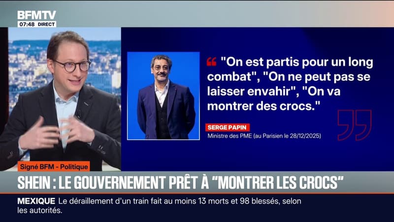 SIGNÉ BFM - "On est partis pour un long combat": le gouvernement prêt à "montrer les crocs" face à Shein