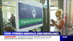 Covid-19: opérations de vaccination dans les Pyrénées-Orientales où le taux d'incidence a été multiplié par 10 en 10 jours