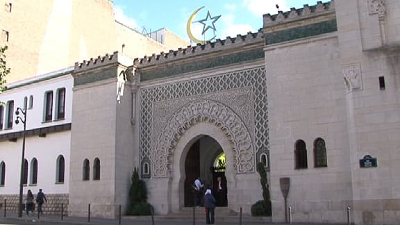 L'entrée de la Grande mosquée de Paris.