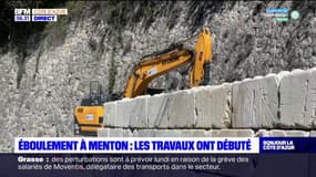 Eboulement à Menton: les travaux ont débuté sur la RD2566