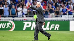 Aimé Jacquet le 09/06/2018	lors d'un amical France-Etats-Unis