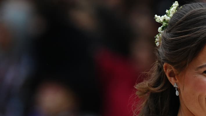 Pippa Middleton lors du mariage de Kate et William en 2011