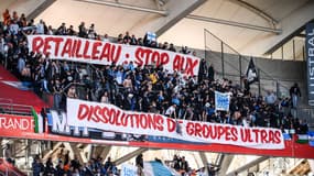 Les supporters marseillais à Reims, le 29 mars 2025