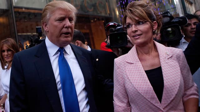 Donald Trump et Sarah Palin.
