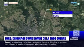 Eure: 140 personnes évacuées après la découverte d'un obus sur un chantier