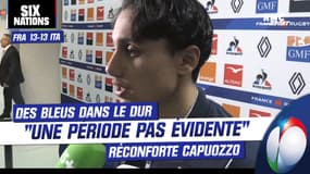 France 13-13 Italie: "Une période pas évidente" Capuozzo n'accable pas les Bleus 