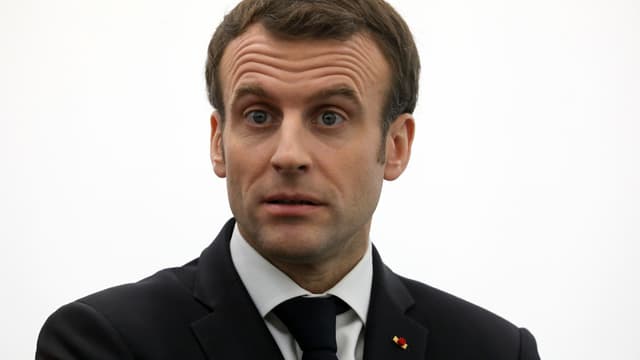 Emmanuel Macron en janvier 2019.