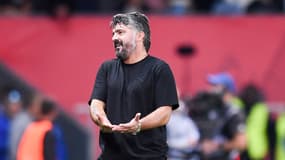 Le coach de l'OM Gennaro Gattuso face à Nice