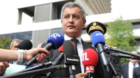 Gérald Darmanin à Nanterre le 31 juillet 2025