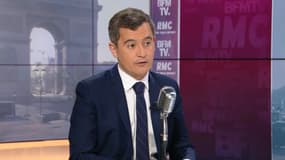 Gérald Darmanin sur le plateau de BFMTV le 24 mars 2021.