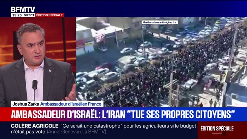 Israël "n'a pas l'intention de participer à une attaque ou d'attaquer directement" l'Iran, déclare l'ambassadeur d'Israël en France