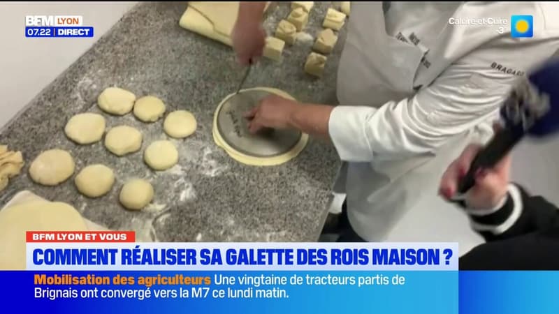 BFM Lyon et vous: comment confectionner sa galette des rois maison?