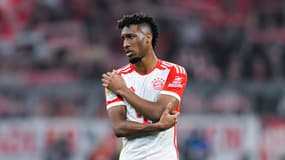 Kingsley Coman avec le Bayern Munich le 30 mars 2024