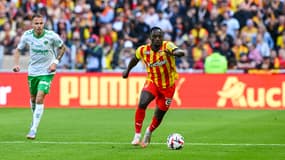Deiver Machado lors du match entre Lens et Saint-Etienne, 6 avril 2025