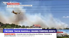 Incendie à Marseille: le préfet demande aux habitants du 16e arrondissement de rester confinés
