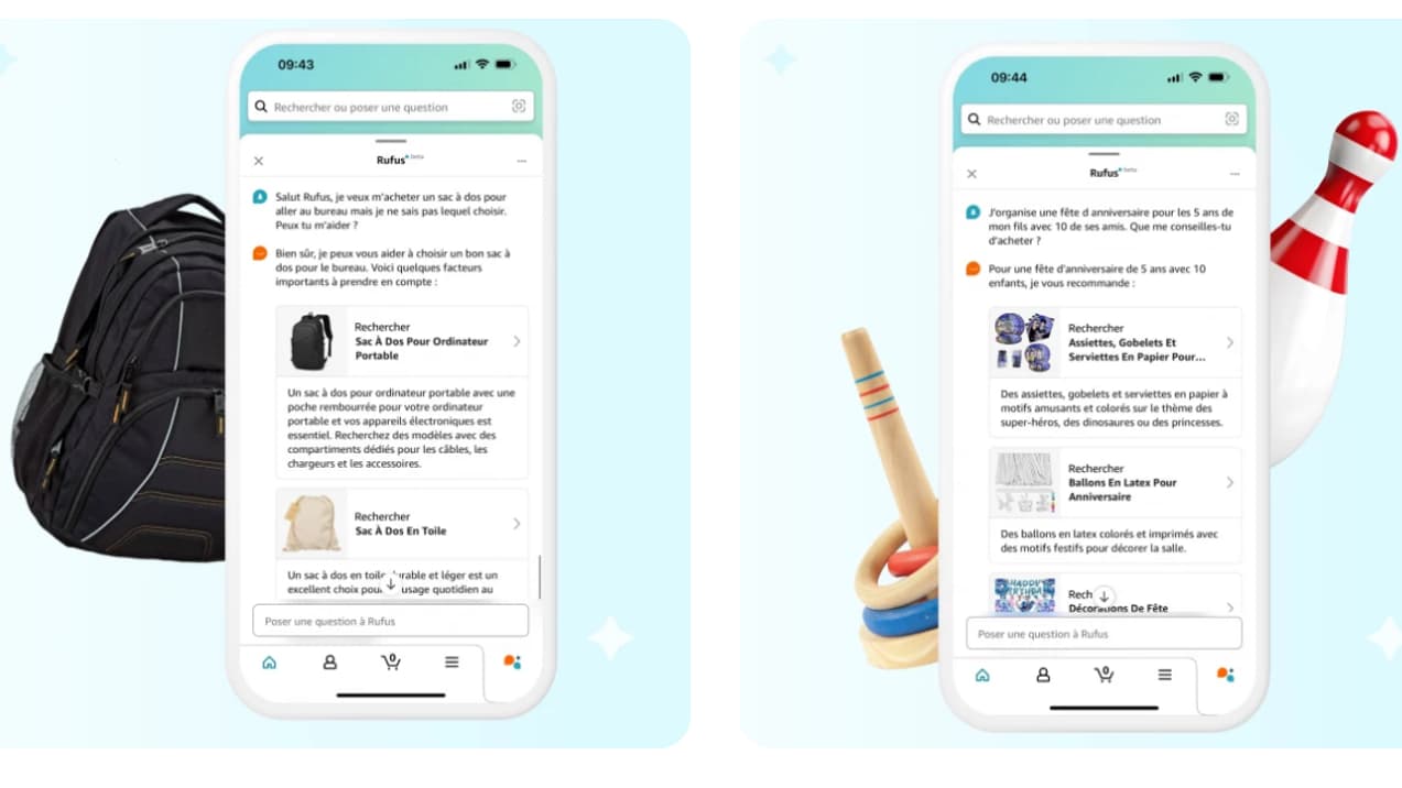 Rufus se veut ergonomique et fluide Rufus se veut ergonomique et fluide