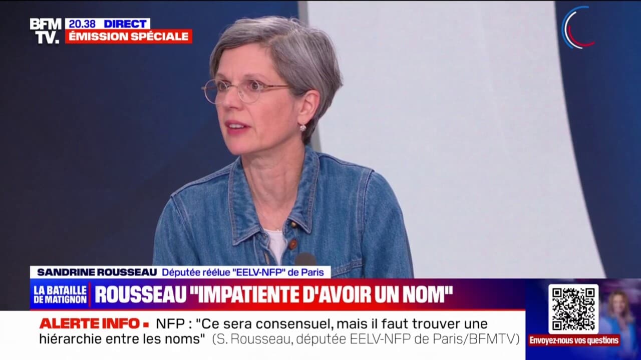 Sandrine Rousseau Sur L'éventualité D'un Gouvernement Nfp: 