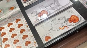 Les nouveaux timbres qui sentent le croissant sont en vente depuis mercredi