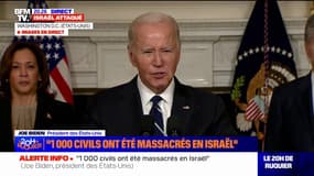 Joe Biden: "Nous allons soutenir le peuple d'Israël qui souffre"