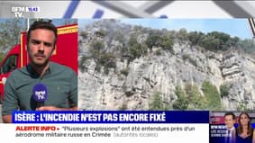 Incendie en Isère: 100 hectares de végétation ont brûlé, le feu ne progresse plus