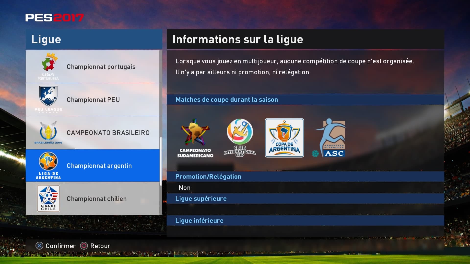 PES 2017 perd la Juve, le Real ou encore le Bayern mais ravira les joueurs sud-américains avec le championnat argentin notamment PES 2017 perd la Juve, le Real ou encore le Bayern mais ravira les joueurs sud-américains avec le championnat argentin notamment