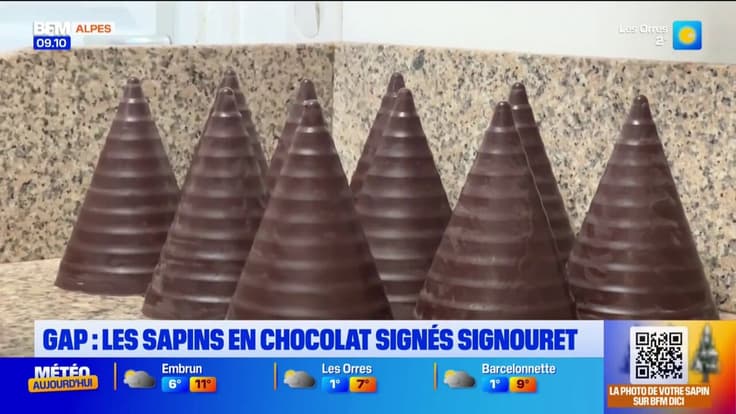 Gap : les sapins en chocolat signés Signouret