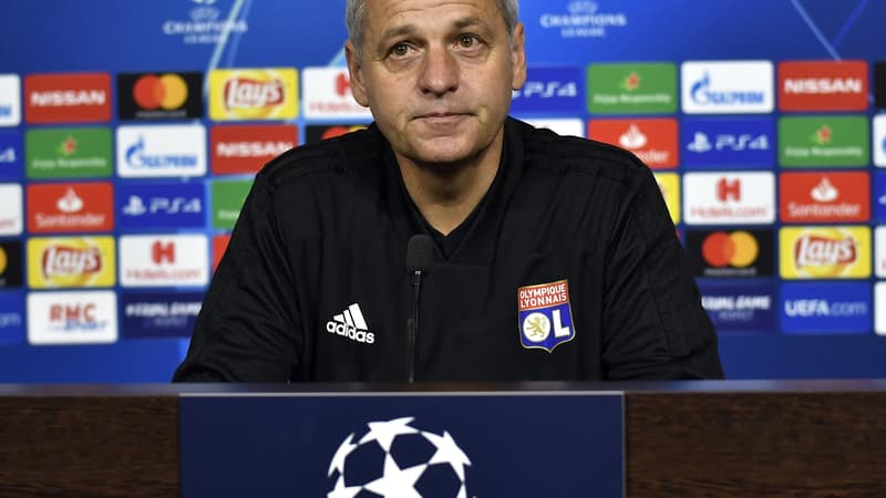 Bruno Genesio et l'OL s'apprêtent à accueillir le Barça