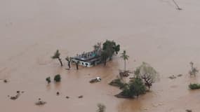 La ville de Beira, au Mozambique, inondée par le cyclone Idai, 18 mars 2019