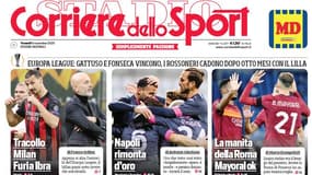 La Une du Corriere dello Sport