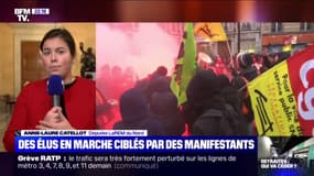 Ciblée par des manifestants, Anne-Laure Catellot (LaREM) demande "une condamnation de la classe politique, ainsi que des syndicats"