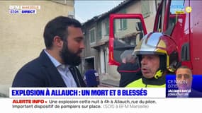 Explosion à Allauch: Jean-Jacques Nicolaï, commandant des opérations de secours du SDIS 13, indique qu'une quinzaine de personnes ont été relogées provisoirement