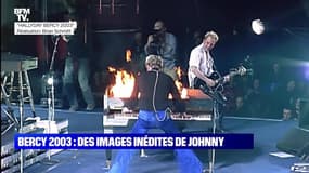 Bercy 2003 : des images inédites de Johnny - 31/05