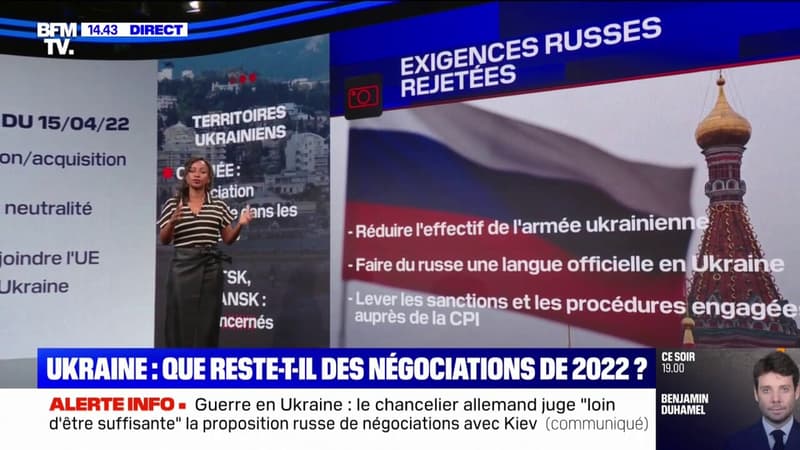 LES ÉCLAIREURS - Ukraine: que reste-t-il des négociations de 2022 ?