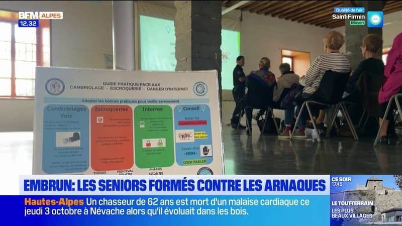 Embrun: les seniors formés contre les arnaques