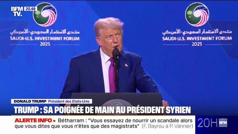 LE CHOIX D'ELSA - Donald Trump rencontre le président syrien, une poignée de main qui pourrait jouer un rôle pour l'avenir des relations avec Israël