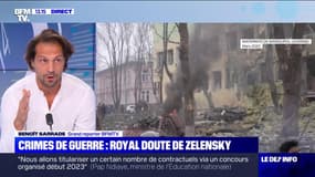 Maternité de Marioupol: "Ségolène Royal a sans doute été prise dans la propagande russe", estime Benoît Sarrade, grand reporter à BFMTV
