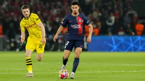 Warren Zaïre-Emery lors de PSG-Dortmund, le 7 mai 2024 en Ligue des champions